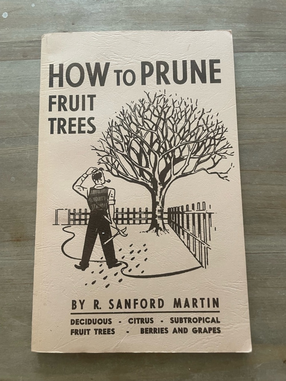 How to Prune Fruit Trees by R. Sanford Martin - Beige Cover